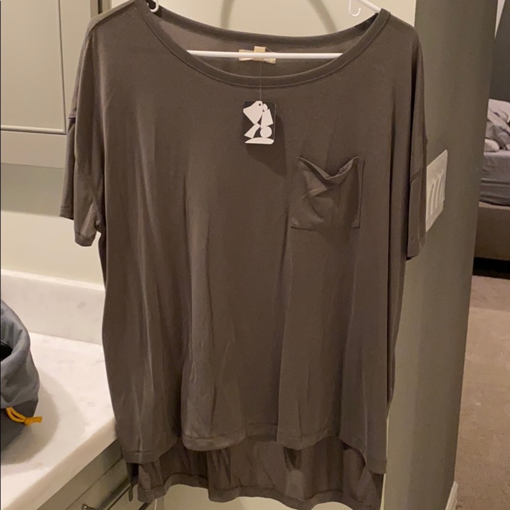 Tshirt silence+noise hi low shirt